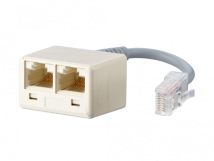 ISDN-Adapter mit Verlängerung WE 8 - 2 x WE 8
